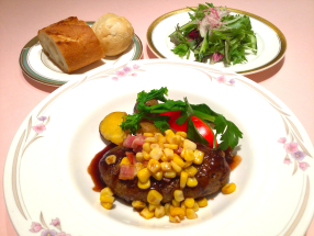 週替わりハンバーグランチ